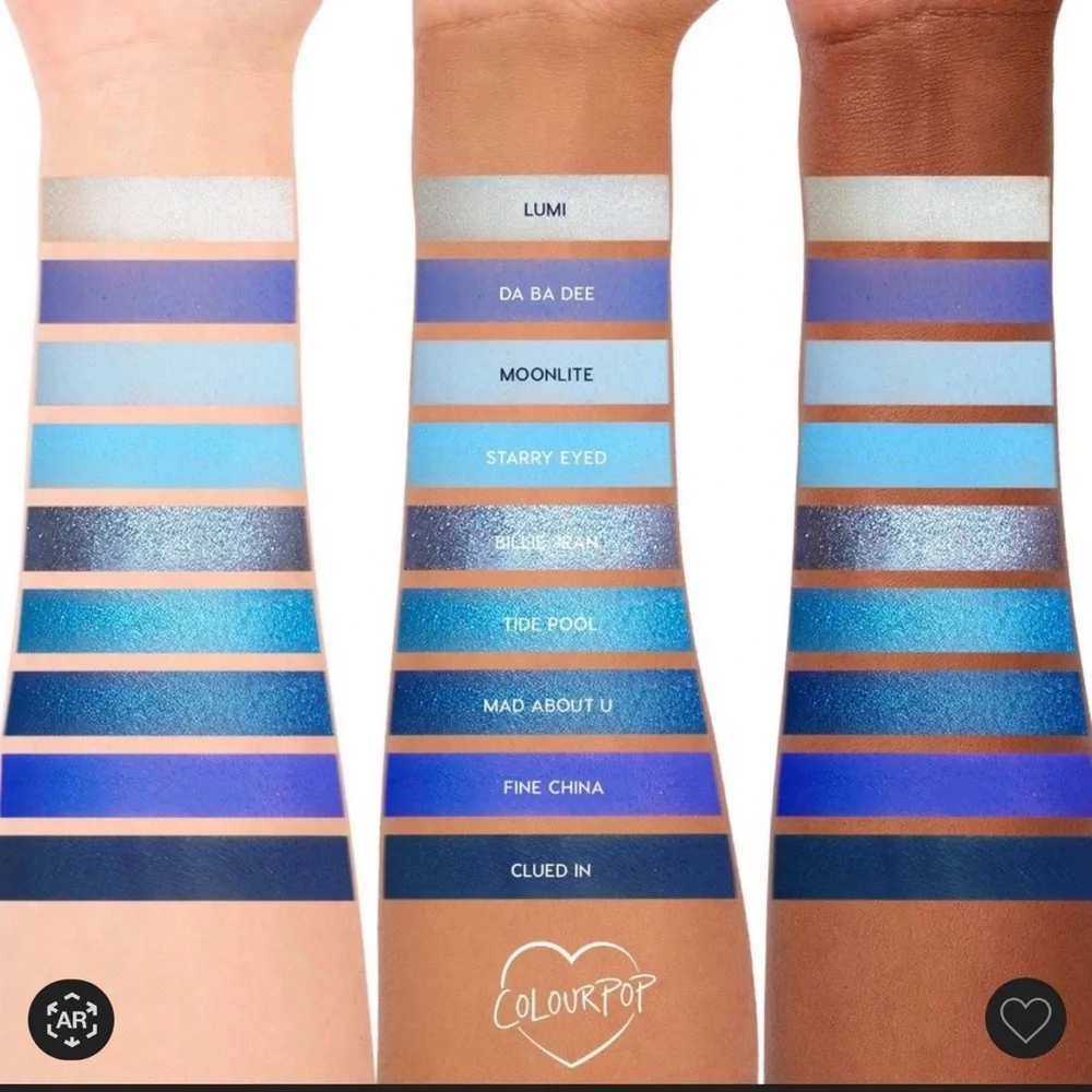 ColourPop Blue Moon Eyeshadow Palette